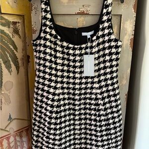 ANTONIO MELANI Houndstooth Mini Dress